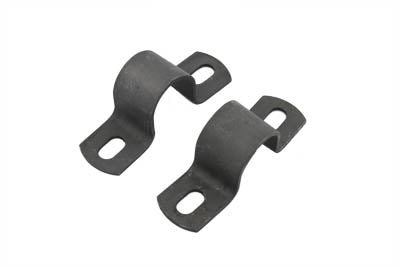 Rear Fender Mount U-Clamps Parkerized - V-Twin Mfg.
