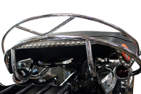 Chrome Replica Seat Handrail - V-Twin Mfg.