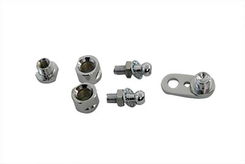 Chrome Front Turn Signal Clamp Ball Stud - V-Twin Mfg.