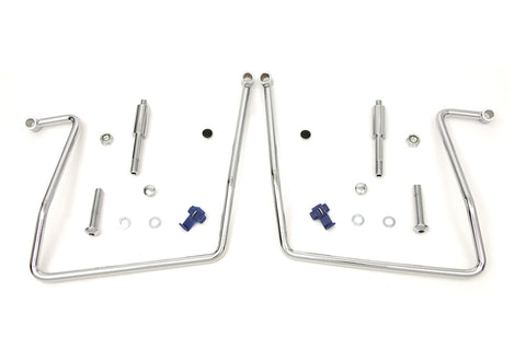 Chrome Saddlebag Support Kit - V-Twin Mfg.