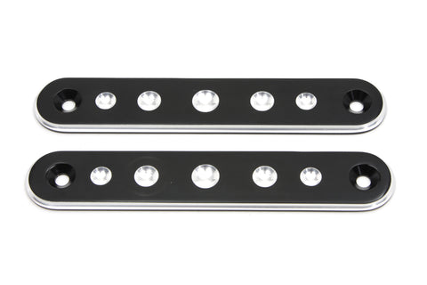 Black Spotlamp Eliminator Bracket Set - V-Twin Mfg.