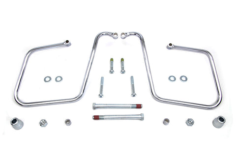 Chrome Saddlebag Support Set - V-Twin Mfg.