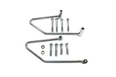 Saddlebag Support Set Chrome - V-Twin Mfg.
