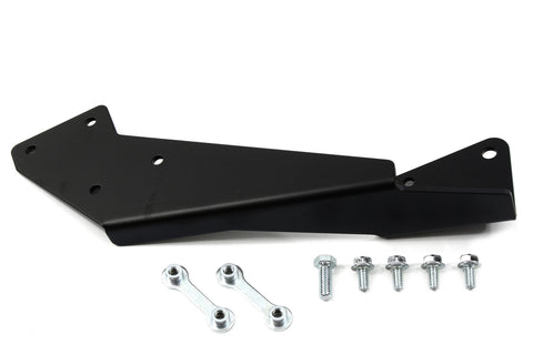 Wyatt Gatling Exhaust Bracket Black - V-Twin Mfg.