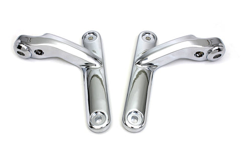 Chrome Spotlamp Bracket Set - V-Twin Mfg.