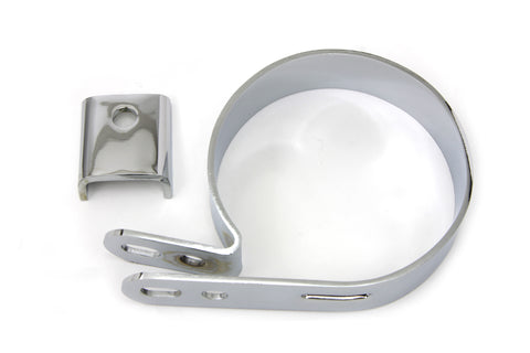 Chrome 3-1/4 inch Replica Muffler Clamp - V-Twin Mfg.