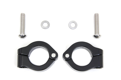 Black Fog Lamp Engine Bar Clamp - V-Twin Mfg.