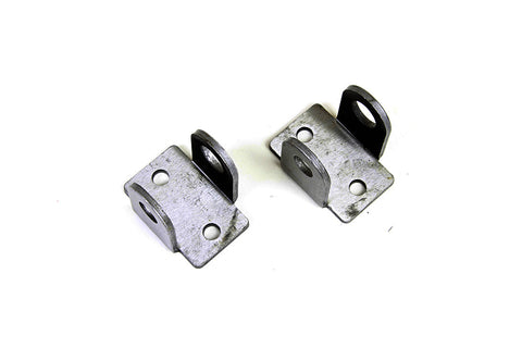 Servi-Car Upper Shock Bracket Set Parkerized - V-Twin Mfg.