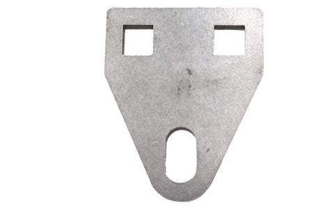 Exhaust Mount Tab Set Raw Steel - V-Twin Mfg.