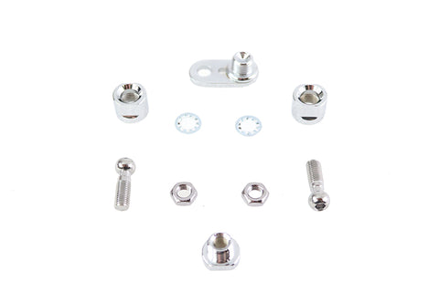 Turn Signal Swivel Assembly Kit Chrome - V-Twin Mfg.