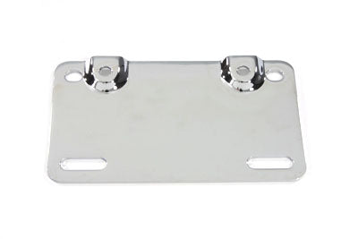 Lamp Bar Mount Plate Chrome - V-Twin Mfg.