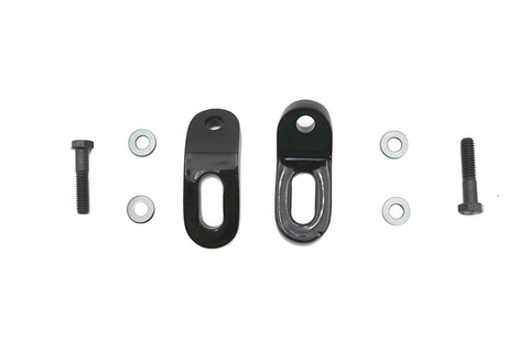Wyatt Gatling Tie Down Anchor Set Black - V-Twin Mfg.