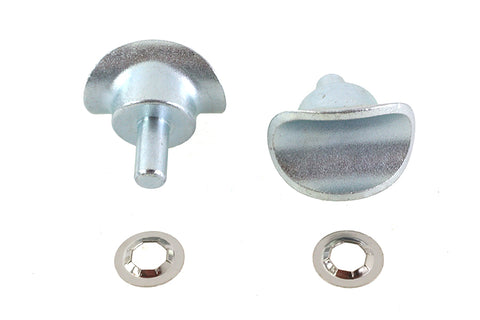 Solo Seat Spring Mount Perch Set Zinc - V-Twin Mfg.