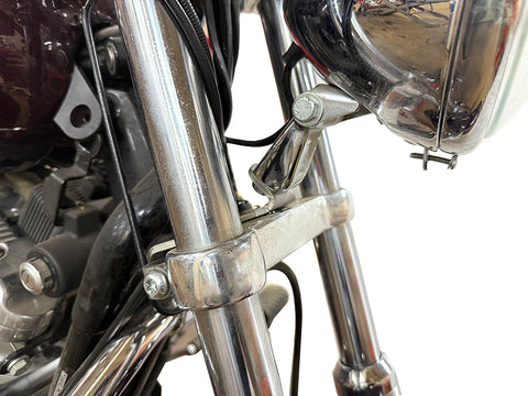39mm Bottom Mount Headlamp Bracket - V-Twin Mfg.
