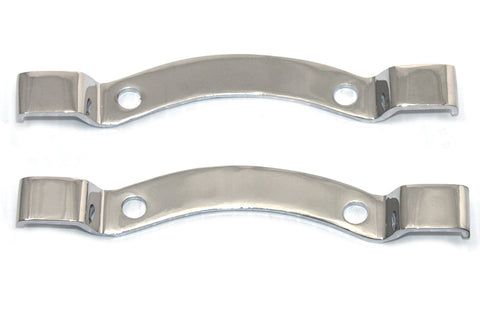 Chrome Bracket Set for Sissy Bar Pad - V-Twin Mfg.
