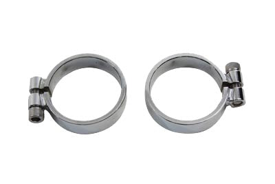 Chrome Allen Type Exhaust Clamp Set - V-Twin Mfg.