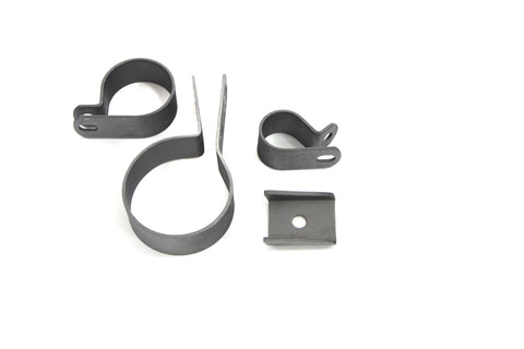 Zicad Plated Exhaust Clamp Kit - V-Twin Mfg.