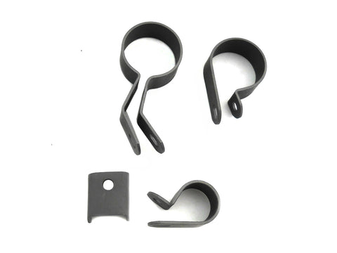 Parkerized Exhaust Clamp Kit - V-Twin Mfg.