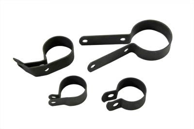 Exhaust System Clamp Kit Parkerized - V-Twin Mfg.