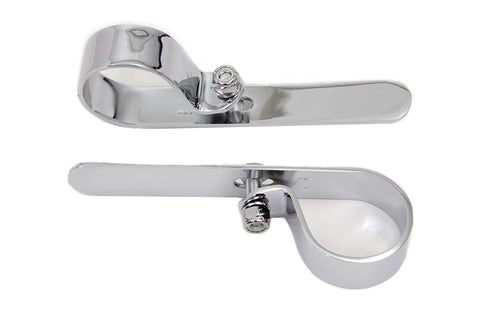 Chrome 1-3/4 inch Exhaust  inchP inch Clamp Set - V-Twin Mfg.