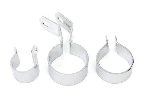 Chrome Exhaust Clamp Kit - V-Twin Mfg.