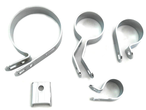 Chrome Exhaust Clamp Kit - V-Twin Mfg.
