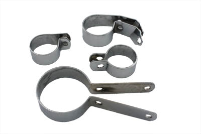 Chrome Exhaust Clamp Kit - V-Twin Mfg.
