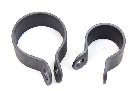 Front Exhaust Parkerized Clamp Set - V-Twin Mfg.