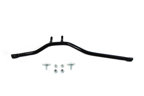 1-3/4 inch Exhaust Pipe Mount Bracket Black - V-Twin Mfg.