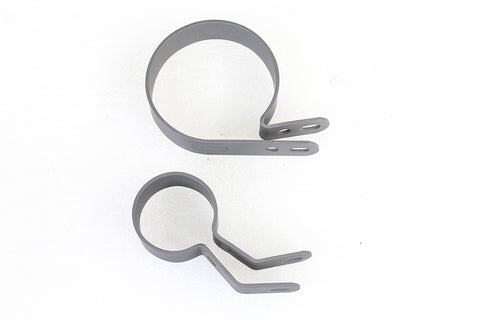 Parkerized Muffler Clamp Set - V-Twin Mfg.
