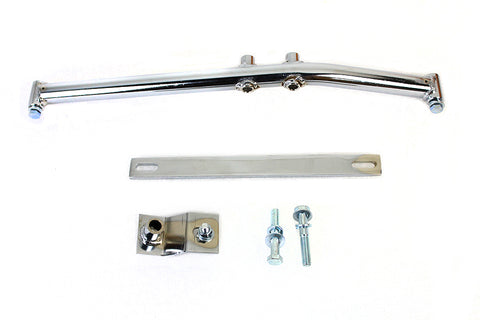 Upsweep Header Mounting Bracket Kit Chrome - V-Twin Mfg.
