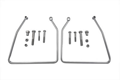 Chrome Saddlebag Support Set - V-Twin Mfg.