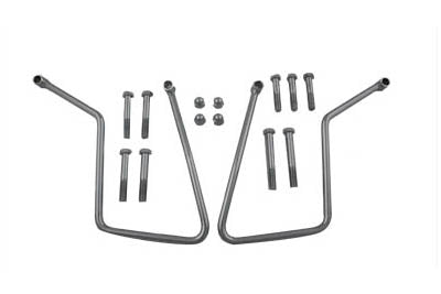 Chrome Saddlebag Support Set - V-Twin Mfg.