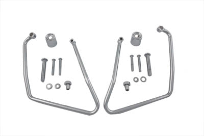 Chrome Saddlebag Support Set - V-Twin Mfg.