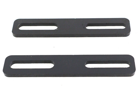 Black 5 inch Exhaust Bracket Set - V-Twin Mfg.