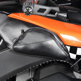 SHOW CHROME Dual Side Tank Pouch - Ballistic w/ Black Stitch - Ryker '19-'24 H40-401CBK