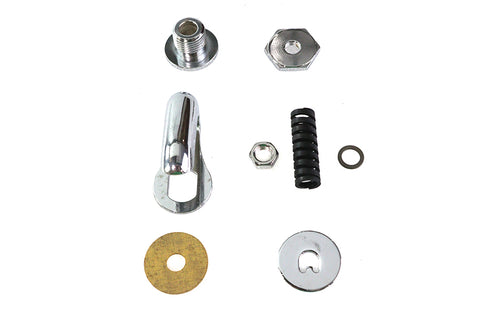 Upper Steering Damper Kit Chrome - V-Twin Mfg.