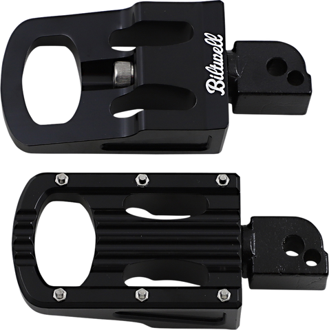 BILTWELL Punisher Footpeg - Passenger - Black - M8 7005-203-04