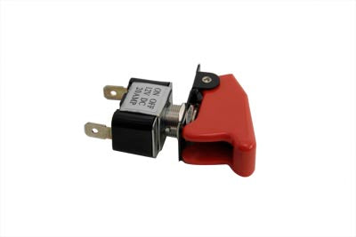 Toggle Switch 20 Amp with Red Cap - V-Twin Mfg.