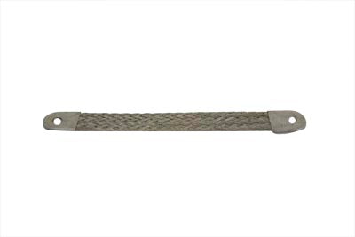 Battery Cable 8-1/2 inch Braided Flat Unsheathed - V-Twin Mfg.