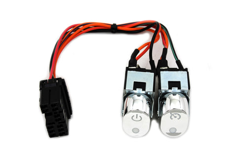 Rocker Style Handlebar Switch Kit Chrome - V-Twin Mfg.