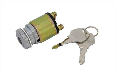 Chrome Ignition Key Switch - V-Twin Mfg.