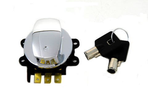 Hinge Ignition Switch Chrome - V-Twin Mfg.
