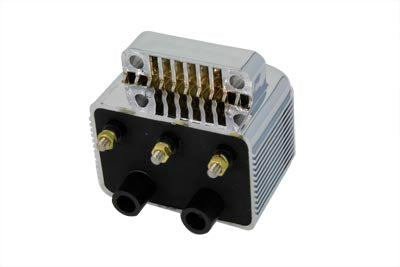 Volt Tech Chrome Single Fire Coil - V-Twin Mfg.