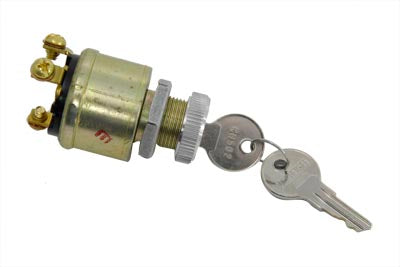 Universal 3 Position Ignition Key Switch - V-Twin Mfg.