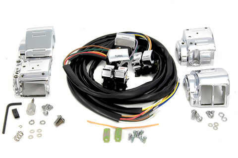 Chrome Switch Housing Kit - V-Twin Mfg.