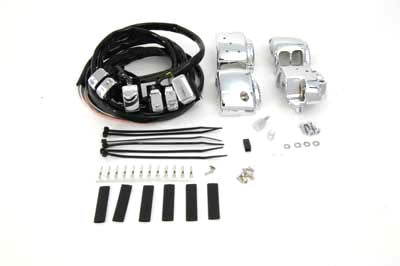 Chrome Switch Housing Kit - V-Twin Mfg.