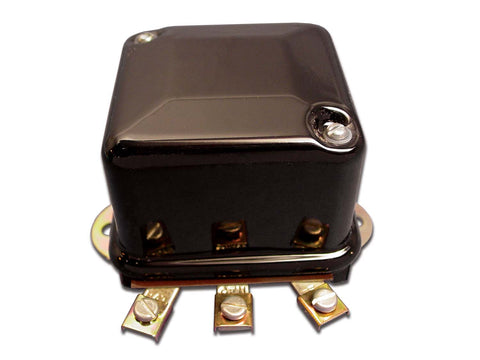 Black 6 Volt Mechanical Regulator - V-Twin Mfg.