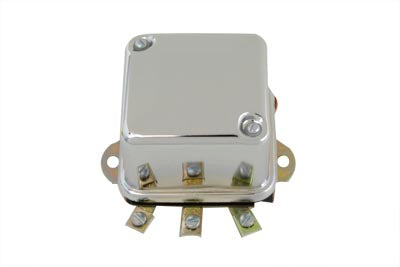 Chrome 6 Volt Mechanical Regulator - V-Twin Mfg.