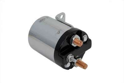 Accel Chrome Starter Solenoid - V-Twin Mfg.